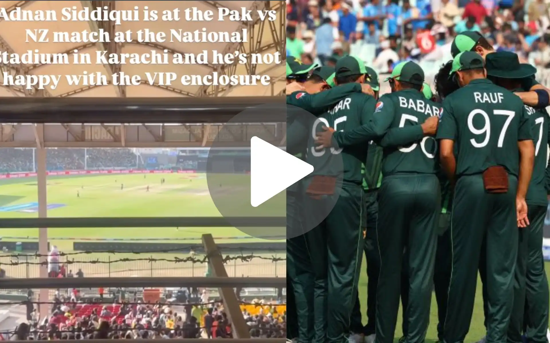 [Watch] Pakistan Actor Frustrated Over Stadium View At Champions Trophy 2025 Opener